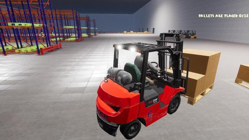 Warehouse Simulator Forklift Driver ocean of game