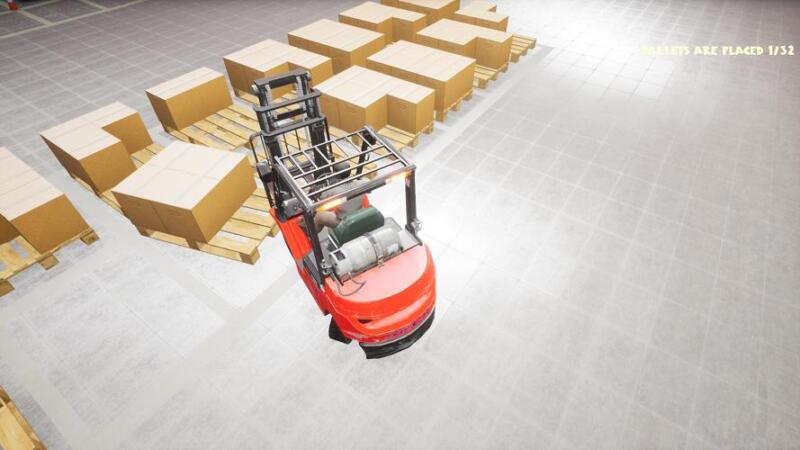 Warehouse Simulator Forklift Driver Free Download